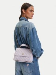 Guess Torebka Giully II HWQG96 73200 Fioletowy. Fioletowe torebki klasyczne damskie Guess, ze skóry, bez dodatków. Za 589.99 zł.