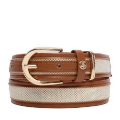 Pasek Beverly Hills Polo Club. Brązowe paski damskie Beverly Hills Polo Club, bez wzorów. Za 69.99 zł.