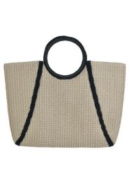 BLE Torebka w kolorze jasnobrązowym - 45 x 25 x 15 cm rozmiar: onesize. Brązowe torebki klasyczne damskie BLE, z materiału, bez dodatków. Za 42.95 zł.