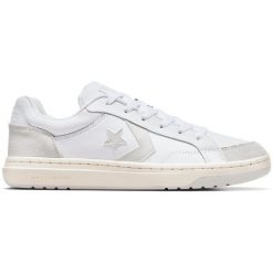 Sneakers Converse Pro Blaze Classic. Białe obuwie sportowe damskie Converse, z zamszu, bez zapięcia, na fitness i siłownię. Za 368.20 zł.