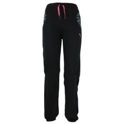 Spodnie sportowe damskie Puma 81235601. Czarne spodnie sportowe damskie Puma, xl, bez wzorów, z dresówki, z standardowym stanem. Za 158.00 zł.