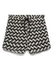 Vero Moda Szorty w kolorze czarno-kremowym rozmiar: XL. Czarne szorty damskie Vero Moda, bez wzorów, z podwyższonym stanem. Za 89.95 zł.
