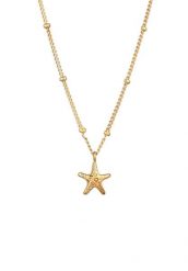 Elli Naszyjnik z zawieszką Damski zawieszka rozgwiazda Łańcuszek kulkowy 925 Sterling Silver Letni / Plażowy 38 cm Naszyjniki 1 ct. Szare naszyjniki damskie Elli, srebrne. Za 233.99 zł.