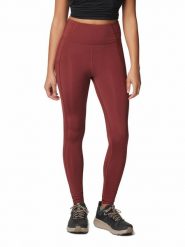 Columbia Legginsy sportowe "Boundless Trek™" w kolorze czerwonym rozmiar: XL. Czerwone legginsy damskie Columbia, xl, bez wzorów, z materiału. Za 100.99 zł.