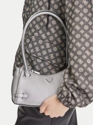 Guess Torebka HWMY96 57170 Srebrny. Szare torebki klasyczne damskie Guess, ze skóry, bez dodatków. Za 309.99 zł.