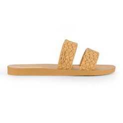 Klapki damskie Ipanema Renda II. Czerwone klapki damskie Ipanema, bez wzorów, bez obcasa, bez zapięcia. Za 89.00 zł.