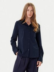 BOSS Koszula Bronta 50543691 Granatowy Extra Slim Fit. Niebieskie koszule damskie Boss, bez wzorów, z bawełny, biznesowe, bez kołnierzyka, bez ramiączek. Za 499.99 zł.