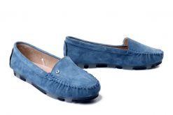 FILIPPO DP2037/26 BL niebieski, półbuty damskie. Niebieskie półbuty damskie Filippo, bez wzorów, ze skóry, bez obcasa, bez zapięcia. Za 131.66 zł.