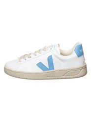 Veja Sneakersy "Urca" w kolorze biało-błękitnym rozmiar: 39. Białe obuwie sportowe damskie Veja, bez zapięcia. Za 482.03 zł.