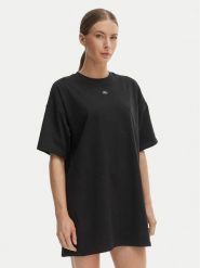 Calvin Klein Jeans Sukienka codzienna LV047F228G Czarny Oversize. Czarne sukienki damskie Calvin Klein Jeans, bez wzorów, z bawełny, bez ramiączek. Za 289.99 zł.