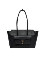 Coccinelle Torebka Linea E1 T8A 11 02 01 Czarny. Czarne shopper bag Coccinelle, bez wzorów, ze skóry, bez dodatków. Za 1,999.00 zł.