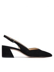 HÖGL Czółenka 1-104612 Czarny. Czarne czółenka damskie Högl, bez wzorów, ze skóry, bez obcasa. Za 689.99 zł.