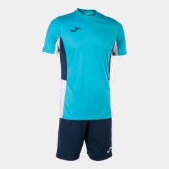Zestaw Sportowy Joma Danubio II 4XS - Turkus i Marynarka. Niebieskie marynarki i żakiety damskie Joma, xs, bez wzorów, z dresówki, sportowe. Za 180.99 zł.