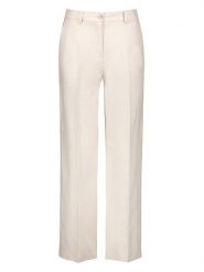 Gerry Weber Spodnie w kolorze kremowym rozmiar: 44. Brązowe spodnie materiałowe damskie Gerry Weber, bez wzorów, z materiału. Za 250.35 zł.