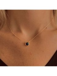 OR Carats Złoty naszyjnik z diamentami - dł. 40 cm rozmiar: onesize. Niebieskie naszyjniki damskie OR Carats, z diamentem, złote. Za 1,165.99 zł.