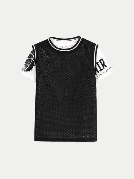 Coccodrillo T-Shirt WC5143205MBJ Czarny Regular Fit. Czarne t-shirty i koszulki chłopięce COCCODRILLO, bez wzorów, z bawełny, bez kołnierzyka, bez ramiączek. Za 39.99 zł.