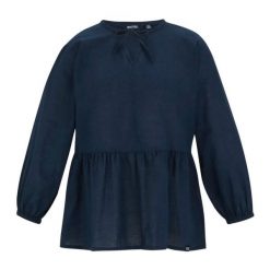 Bluzka damska Regatta Primden. Niebieskie bluzki damskie Regatta, bez wzorów, z materiału, sportowe, bez kołnierzyka, bez ramiączek. Za 232.00 zł.