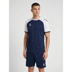 Koszulka Hummel League. Białe bluzki damskie Hummel, bez wzorów, eleganckie, bez kołnierzyka, bez ramiączek. Za 179.50 zł.