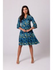 Be Wear Sukienka w kolorze turkusowym rozmiar: L. Niebieskie sukienki damskie Be Wear, bez wzorów, bez ramiączek. Za 145.26 zł.