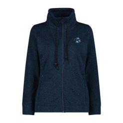 Damska polarowa bluza techniczna CMP. Niebieskie bluzy damskie CMP, s, bez wzorów, z polaru, bez kaptura. Za 274.50 zł.