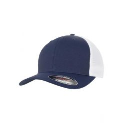 Czapka Flexfit ultrafibre & airmeh 2-tone. Białe czapki damskie FLEXFIT, bez wzorów, z bawełny. Za 84.65 zł.