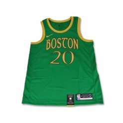 Koszulka Nike Boston Celtics Swingman Jersey Gordon Hayward City Edition. Zielone bluzki damskie Nike, bez wzorów, z jersey, bez kołnierzyka, bez ramiączek. Za 185.00 zł.