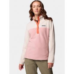 Sweter Damski Columbia Benton Springs 1/2 Snap II. Czerwone swetry klasyczne damskie Columbia, z materiału, bez kołnierzyka. Za 179.00 zł.