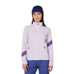 Kurtka narciarska polarowa damska Rossignol Strawpile. Fioletowe kurtki damskie Rossignol, na zimę, m, bez wzorów, z materiału, bez kaptura. Za 309.99 zł.