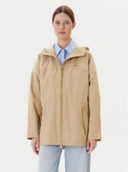 Tommy Hilfiger Parka WW0WW45621 Beżowy Regular Fit. Brązowe parki damskie Tommy Hilfiger, xl, z bawełny, bez kaptura. Za 839.99 zł.