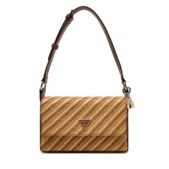 Torebka Guess. Brązowe torebki klasyczne damskie Guess, bez dodatków. Za 389.99 zł.