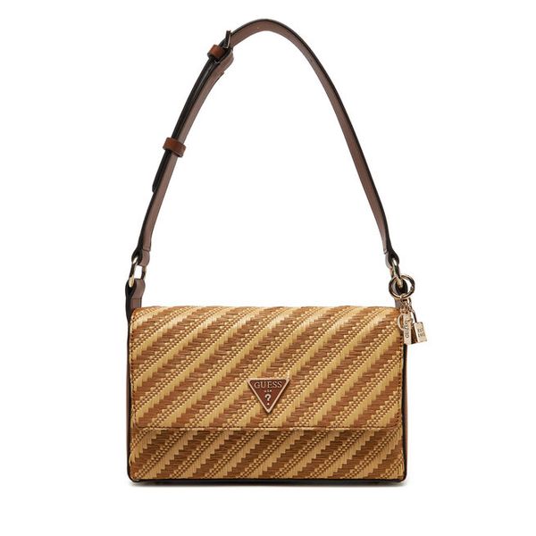 Torebka Guess. Brązowe torebki klasyczne damskie Guess, bez dodatków. Za 329.99 zł.