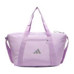 Torba adidas. Fioletowe torby sportowe Adidas, bez wzorów. Za 129.99 zł.