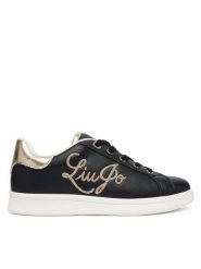 Liu Jo Sneakersy Ginny 01 4F6011 EX097 D Czarny. Czarne buty sportowe dziewczęce Liu Jo, ze skóry, bez zapięcia. Za 394.99 zł.