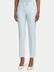 Rinascimento Spodnie materiałowe CFC0128638003 Niebieski jasny Slim Fit. Niebieskie spodnie materiałowe damskie Rinascimento, bez wzorów, z materiału. Za 409.99 zł.