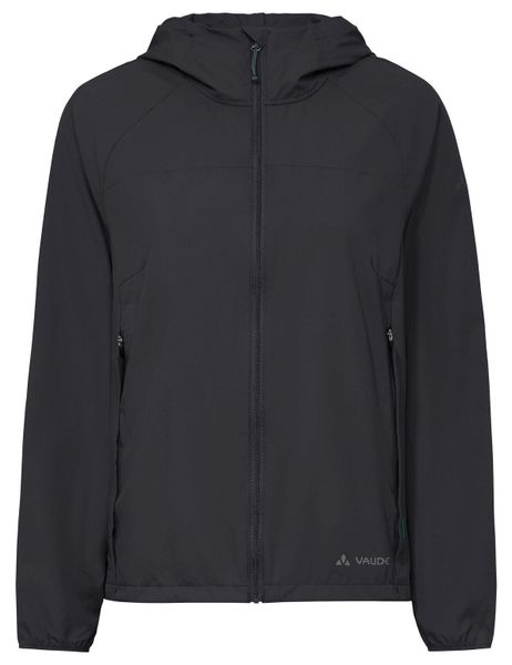 Kurtka damska Neyland Wind Jacket II. Czarne kurtki damskie Vaude, s, bez wzorów, z materiału, bez kaptura. Za 458.40 zł.