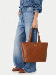 Nine West Torebka CEO-IVORY LANE-LDA9198 Brązowy jasny. Brązowe shopper bag Nine West, bez wzorów, ze skóry, bez dodatków. Za 279.99 zł.