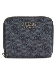 Guess Portfel "Laurel" w kolorze antracytowym - 11 x 9 x 2 cm rozmiar: onesize. Czarne portfele damskie Guess, z aplikacjami, z materiału. Za 154.95 zł.