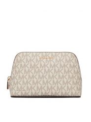 MICHAEL Michael Kors Kosmetyczka 32F5GJ6T5B Kremowy. Białe kosmetyczki damskie MICHAEL Michael Kors, ze skóry, bez dodatków. Za 339.99 zł.