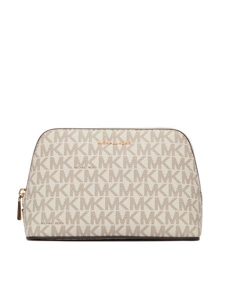 MICHAEL Michael Kors Kosmetyczka 32F5GJ6T5B Kremowy. Białe kosmetyczki damskie MICHAEL Michael Kors, bez dodatków. Za 339.99 zł.