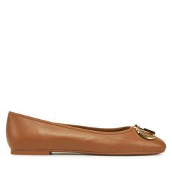Baleriny Liu Jo. Brązowe balerinki damskie Liu Jo, bez wzorów. Za 309.99 zł.