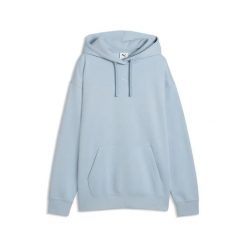 Dresowa bluza z kapturem damska Puma Essentials. Niebieskie bluzy damskie Puma, l, bez wzorów, z dresówki, z kapturem. Za 253.50 zł.