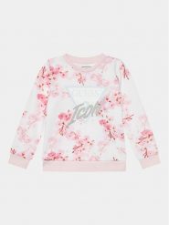 Guess Bluza K4RQ00 KA6R3 Kolorowy Regular Fit. Bluzy dziewczęce Guess, z aplikacjami, z bawełny, bez ramiączek, bez kaptura. Za 189.99 zł.