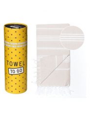 Samimi Chusta hammam w kolorze beżowym - 180 x 100 cm rozmiar: onesize. Brązowe chusty damskie Samimi, bez wzorów, z bawełny. Za 65.45 zł.