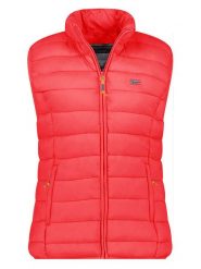 Geographical Norway Kamizelka pikowana "Vatikolor" w kolorze czerwonym rozmiar: XL. Czerwone kamizelki damskie Geographical Norway, xl, bez wzorów, bez kaptura. Za 100.99 zł.