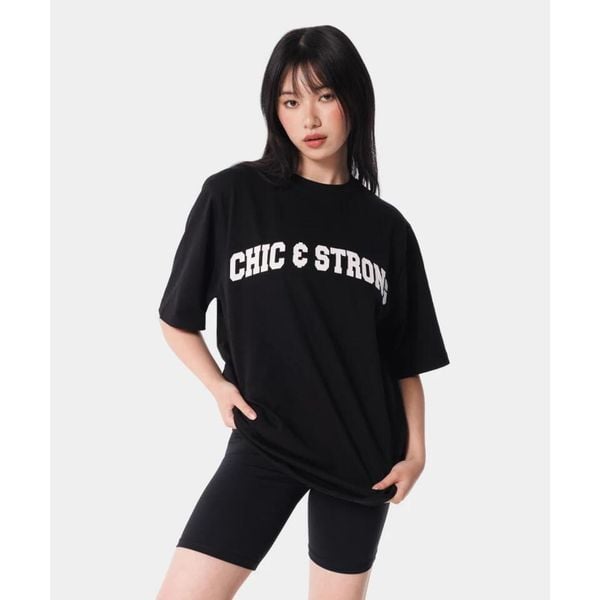 T-shirt dla kobiet sportowy Carpatree Varsity Chic. Czarne koszulki sportowe damskie Carpatree, bez wzorów, bez ramiączek, na fitness i siłownię. Za 139.99 zł.
