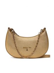 Patrizia Pepe Torebka 8B0309/L138-Y442 Złoty. Żółte torebki klasyczne damskie Patrizia Pepe, ze skóry, bez dodatków. Za 869.99 zł.