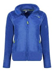 Geographical Norway Kurtka polarowa "Upaline" w kolorze niebieskim rozmiar: XXL. Niebieskie kurtki damskie Geographical Norway, xxl, bez wzorów, z materiału, bez kaptura. Za 87.95 zł.