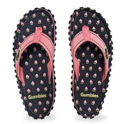 Japonki damskie Gumbies Islander Flip-Flops. Czerwone klapki damskie Gumbies, bez wzorów, bez obcasa, bez zapięcia. Za 86.99 zł.