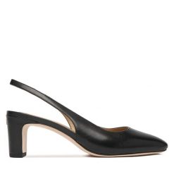 Czółenka LAUREN RALPH LAUREN. Czarne czółenka damskie Lauren Ralph Lauren, bez wzorów, bez obcasa. Za 769.99 zł.