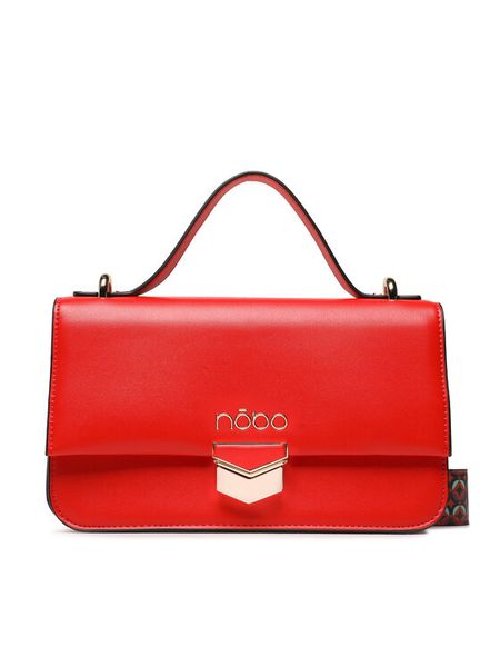 Nobo Torebka NBAG-N1780-C005 Czerwony. Czerwone torebki klasyczne damskie Nobo, ze skóry, bez dodatków. Za 139.99 zł.